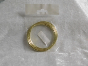 Beading Wire 20 Gauge Champagne 8.5m